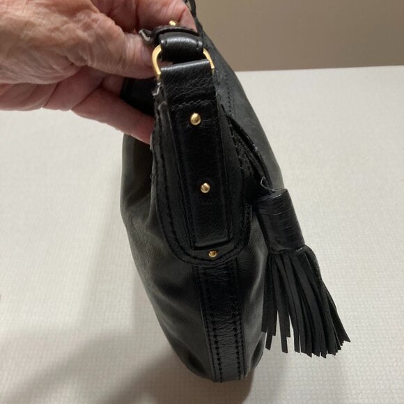 GUC Black Leather Cole Haan Satchel or Shoulder Bag - Picture 10 of 12